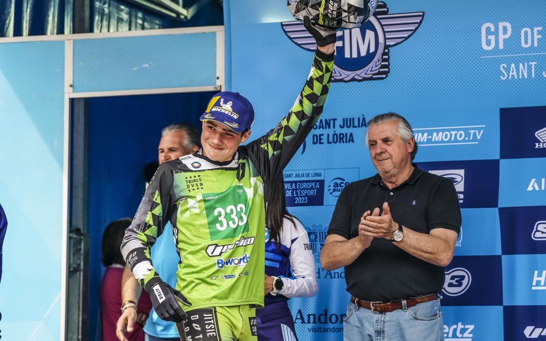 Another podium for Alfie Lampkin in Andorra